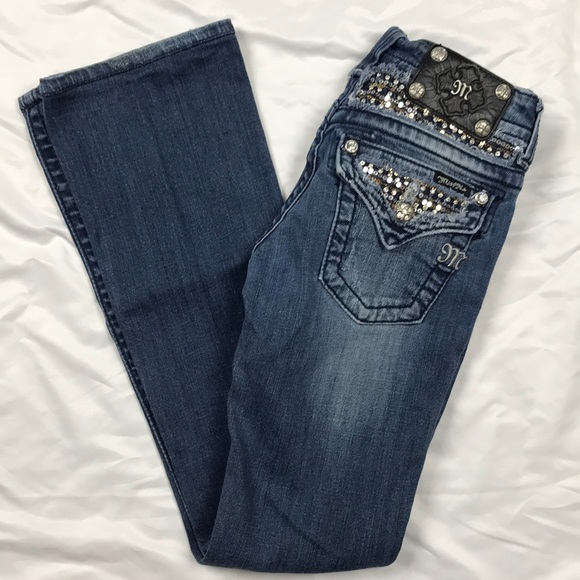 Miss Me Denim - Miss Me BootCut Boot Jeans Sequin